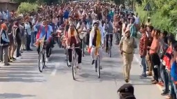 World Bicycle Day: Assam CM Himanta Biswa Sarma participates in cycling rally